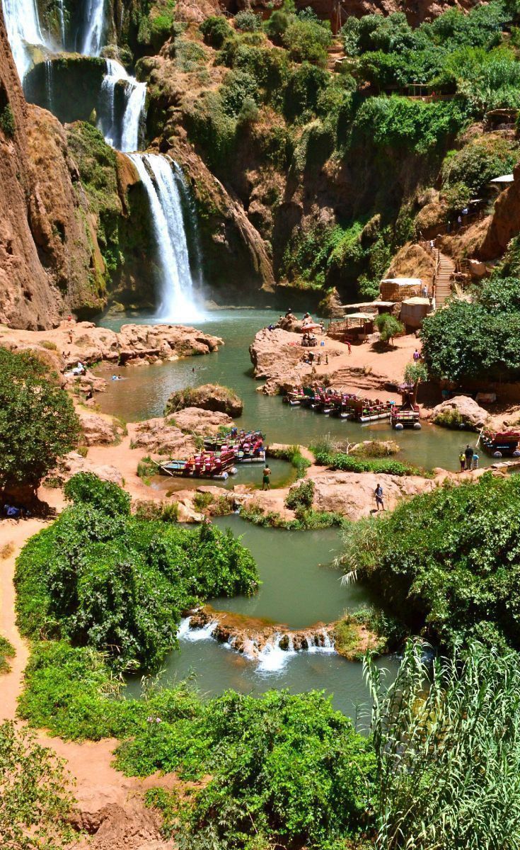 The most beautiful waterfalls in Morocco Ouzoud Waterfalls